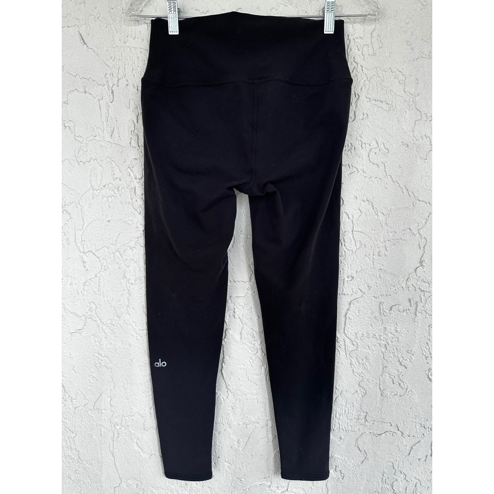 Alo Yoga Womens High Waist Airbrush Leggings Black Size Medium